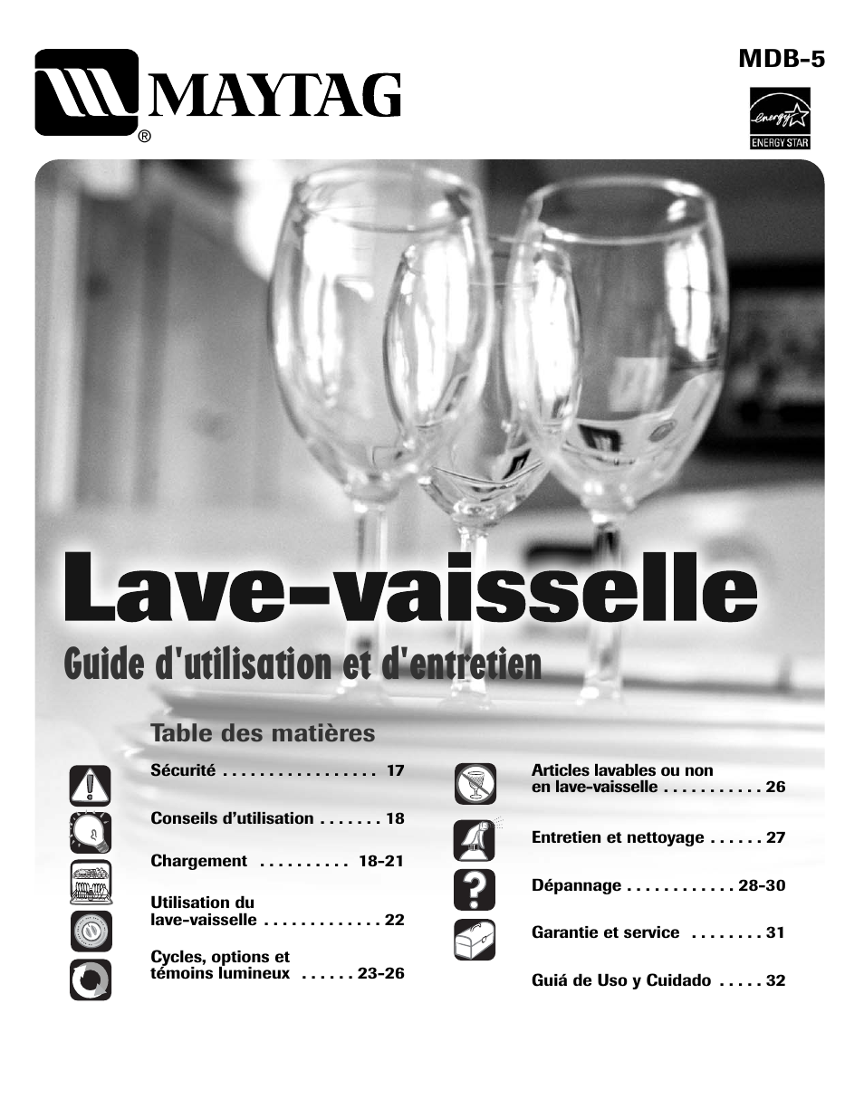 Maytag MDBH970AWB User Manual | Page 17 / 48