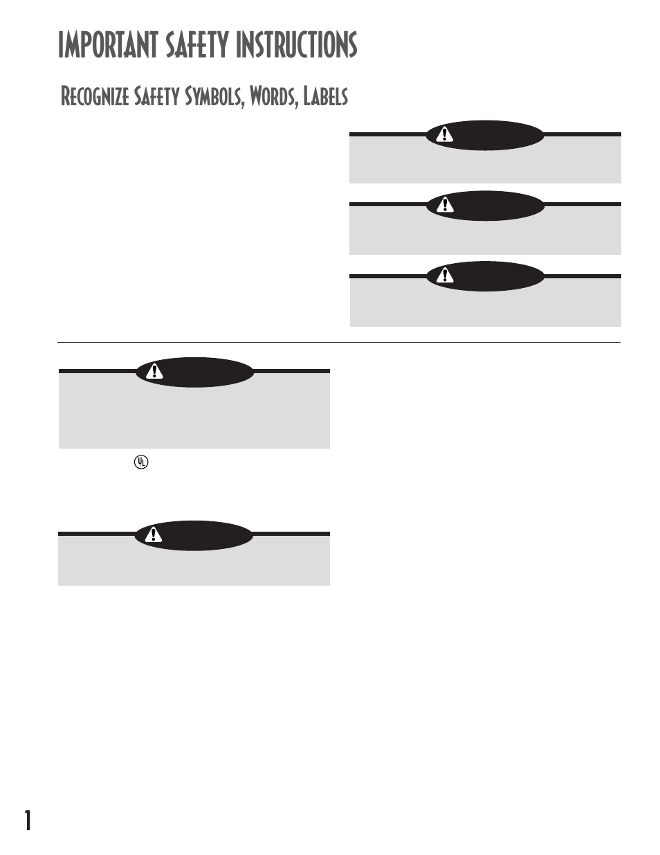 Important safety instructions, Recognize safety symbols, words, labels, Save these instructions for future reference | Maytag MDB6100AWB User Manual | Page 2 / 36