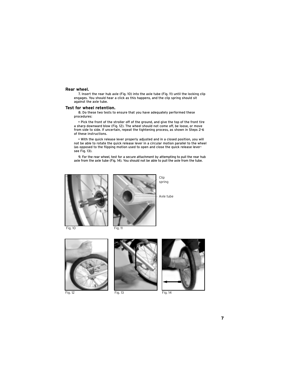 Chariot Carriers Cavalier User Manual | Page 8 / 21