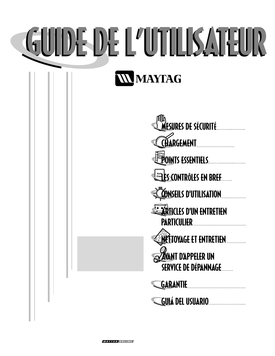 Lave-vaisselle: mdb-1 | Maytag MDB6657AWB User Manual | Page 13 / 36