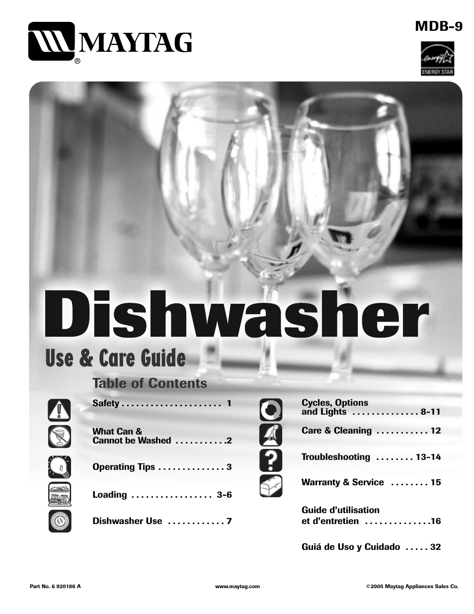 Maytag MDB8751AWB User Manual | 48 pages