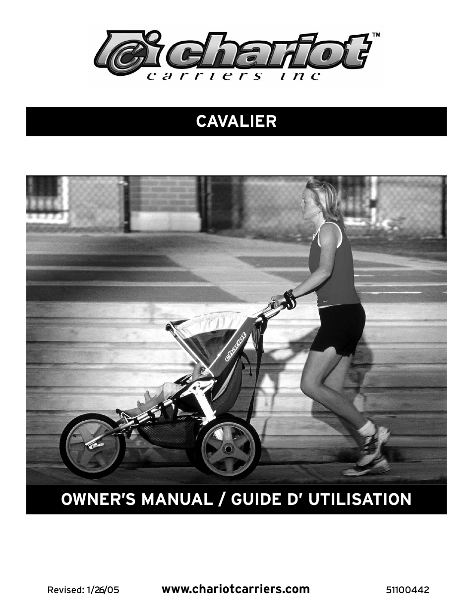 Chariot Carriers CAVALIER 51100442 User Manual | 21 pages