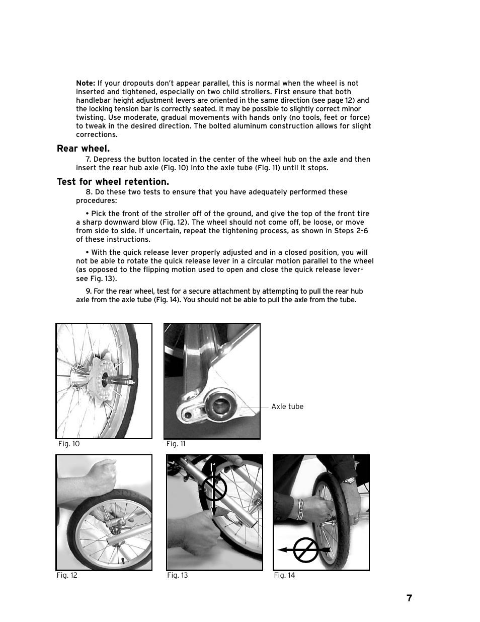Chariot Carriers CAVALIER 51100442 User Manual | Page 8 / 21