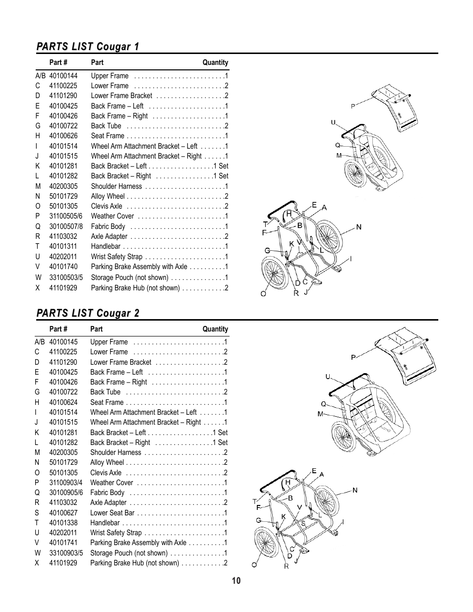 Chariot Carriers X-COUNTRY SERIES User Manual | Page 11 / 19