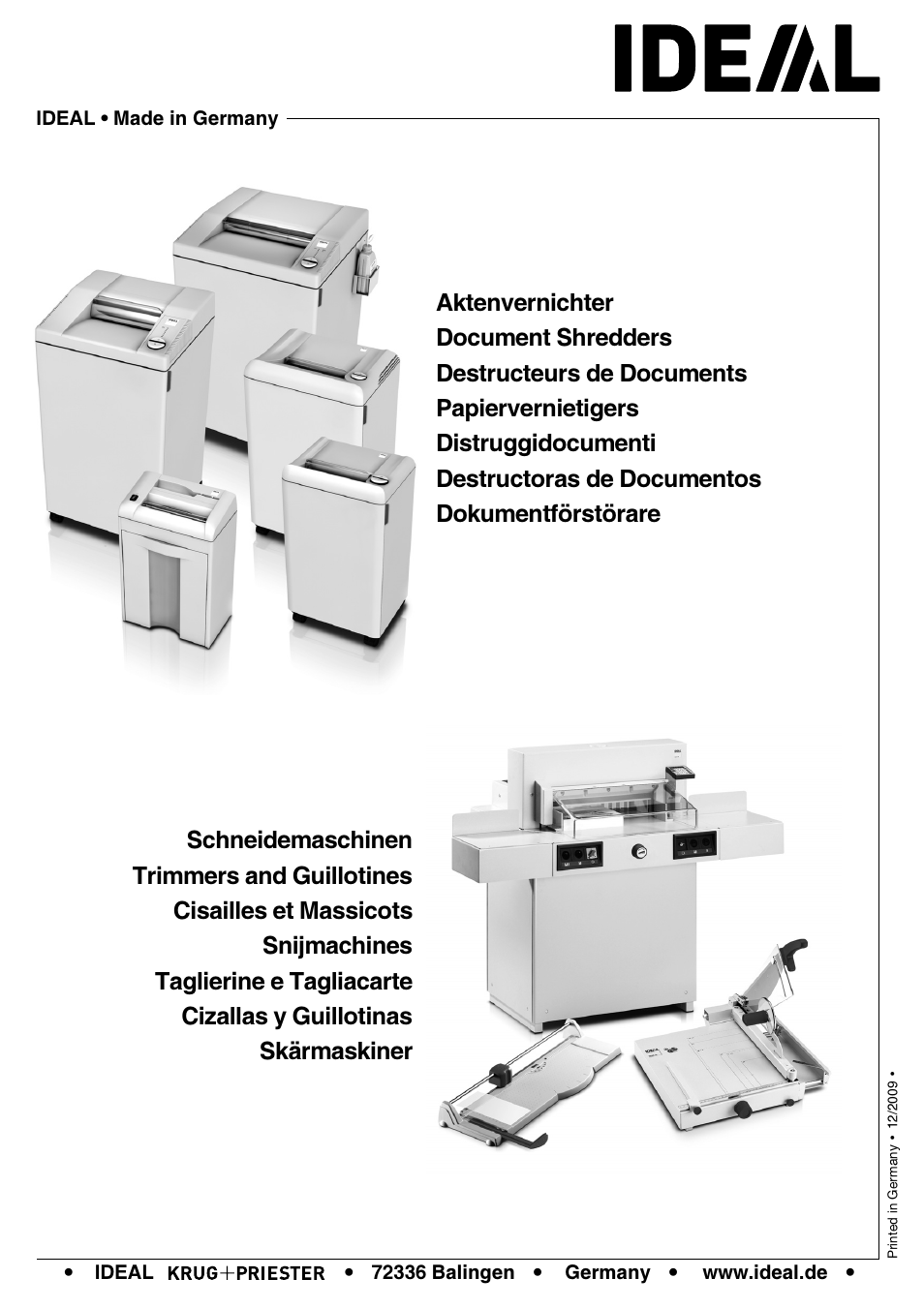 MBM Corporation IDEAL 0201 OMD User Manual | Page 40 / 40