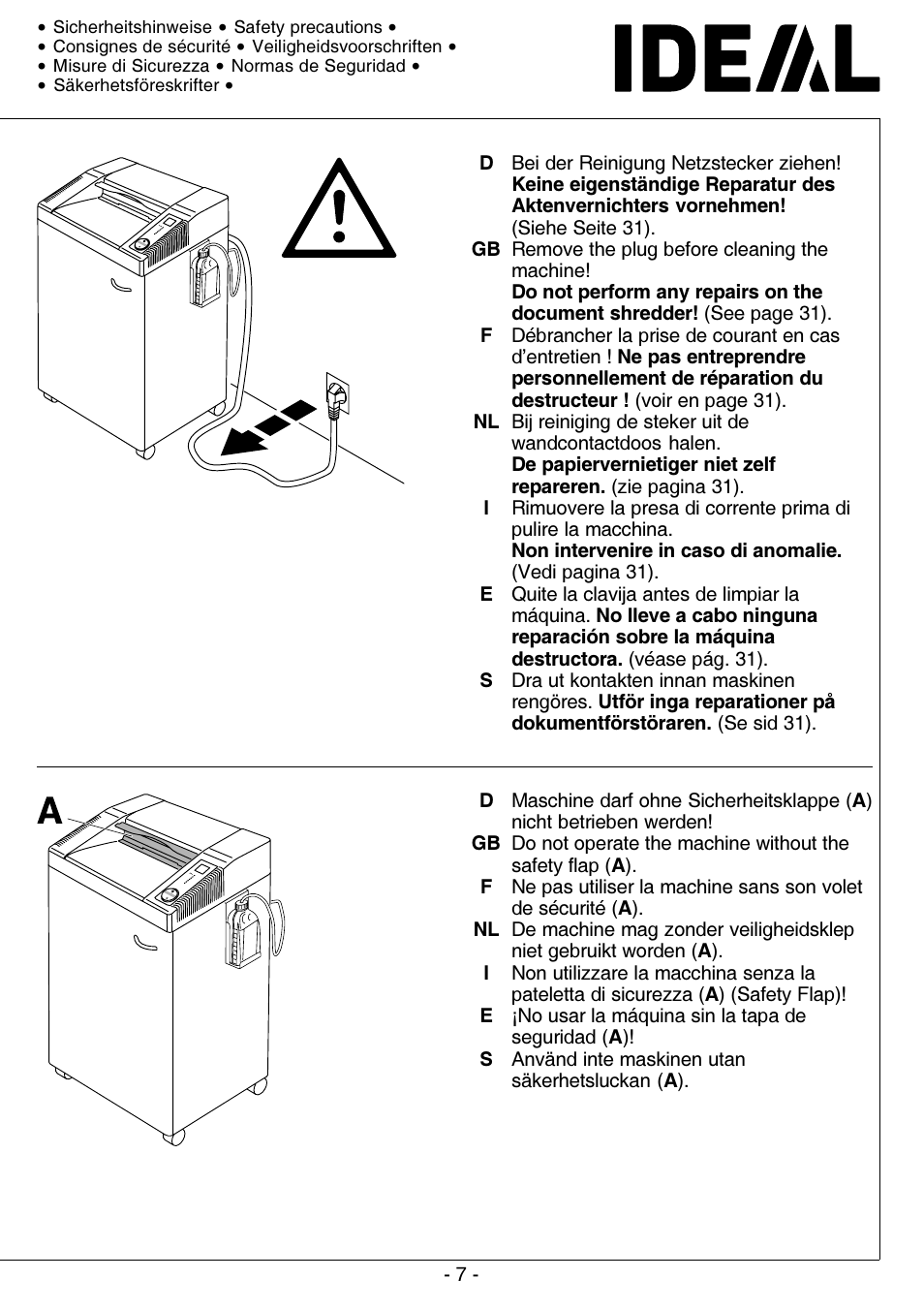 MBM Corporation IDEAL 0201 OMD User Manual | Page 7 / 40