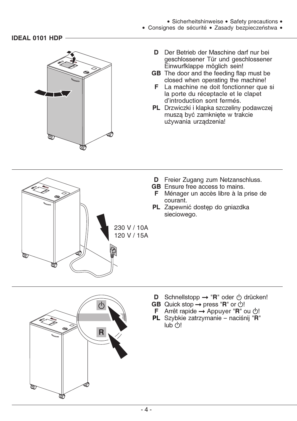 MBM Corporation IDEAL 0101 HDP User Manual | Page 4 / 20