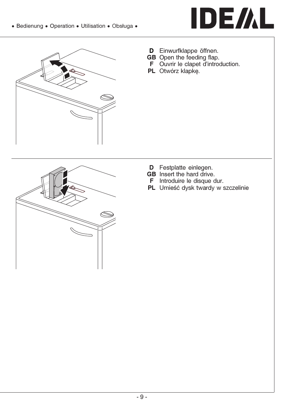 MBM Corporation IDEAL 0101 HDP User Manual | Page 9 / 20