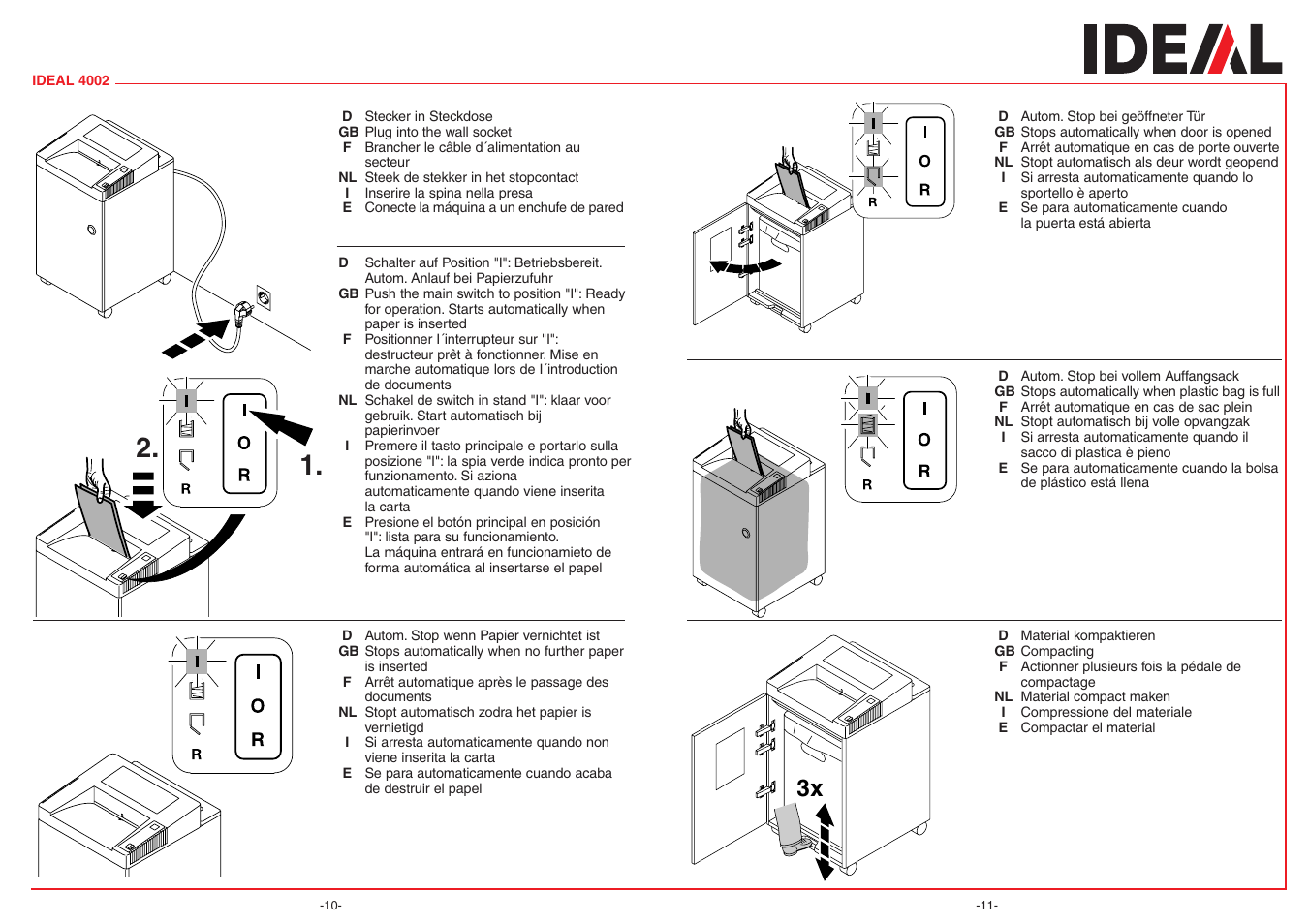MBM Corporation IDEAL 4002 User Manual | Page 6 / 11