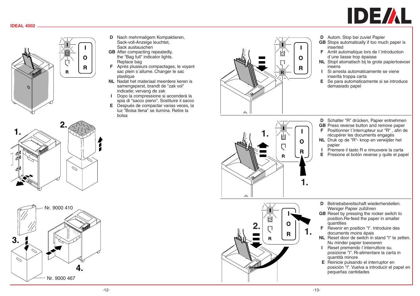MBM Corporation IDEAL 4002 User Manual | Page 7 / 11