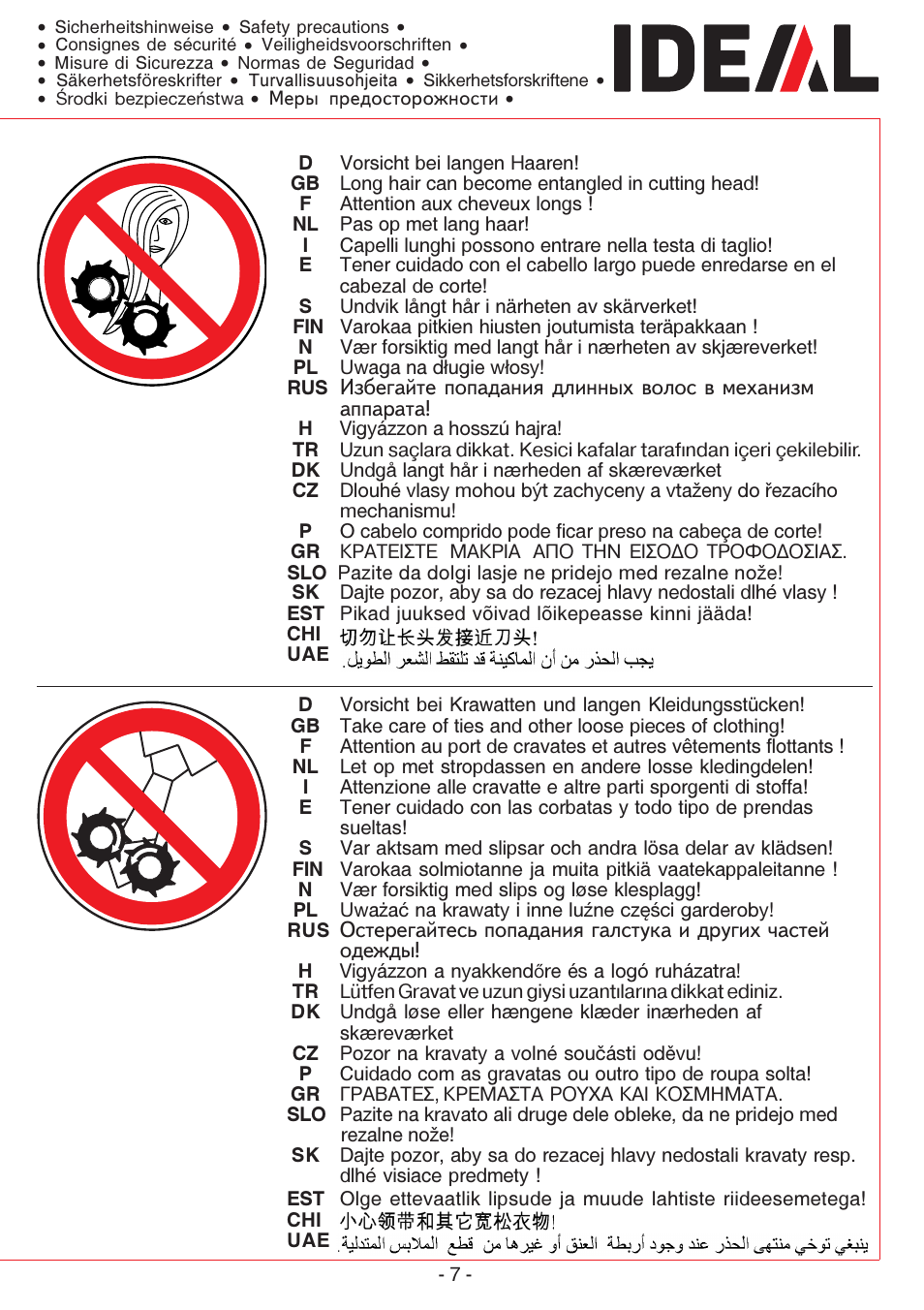 MBM Corporation IDEAL 4005 User Manual | Page 7 / 56