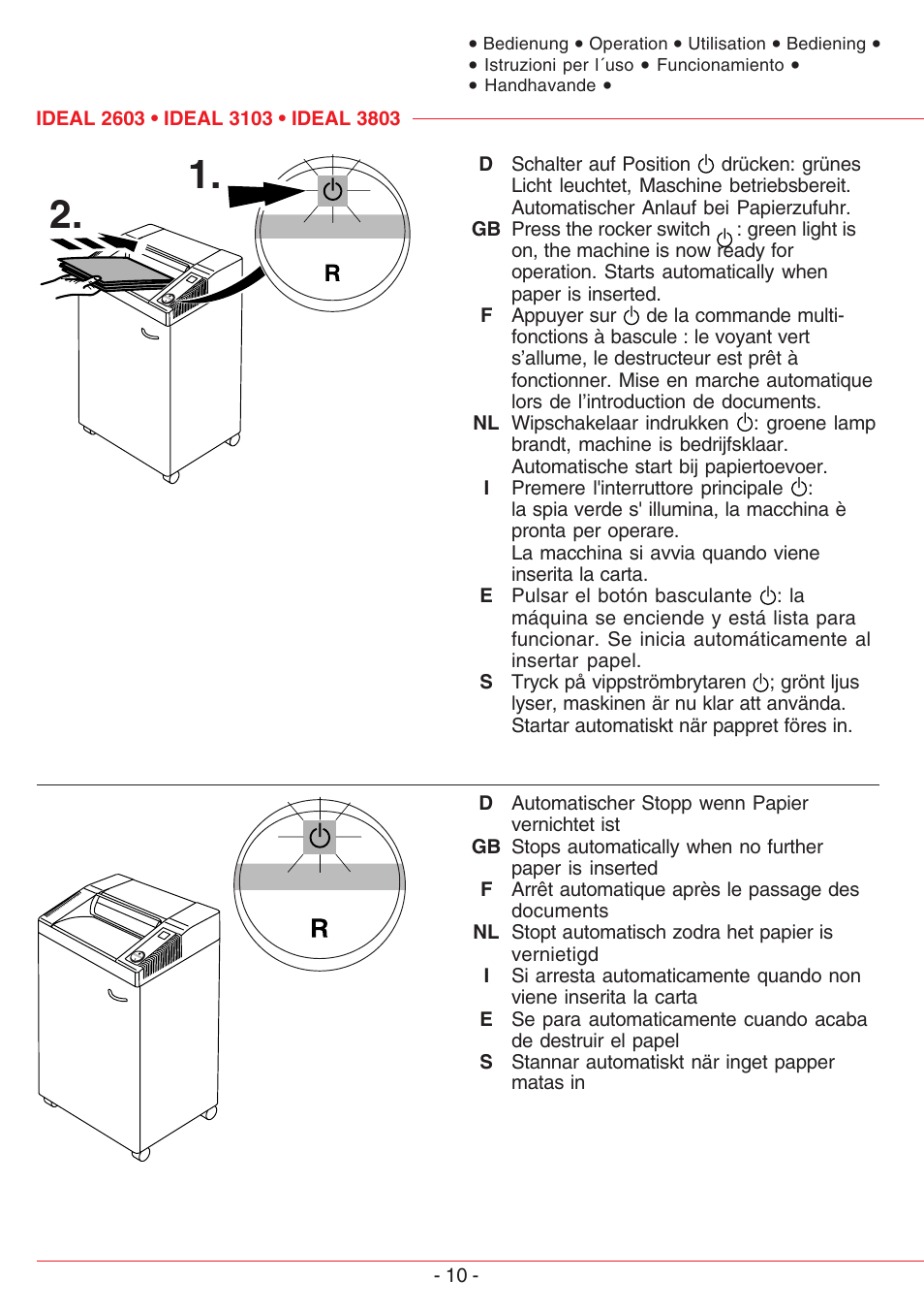 MBM Corporation IDEAL 2603 SMC User Manual | Page 10 / 28