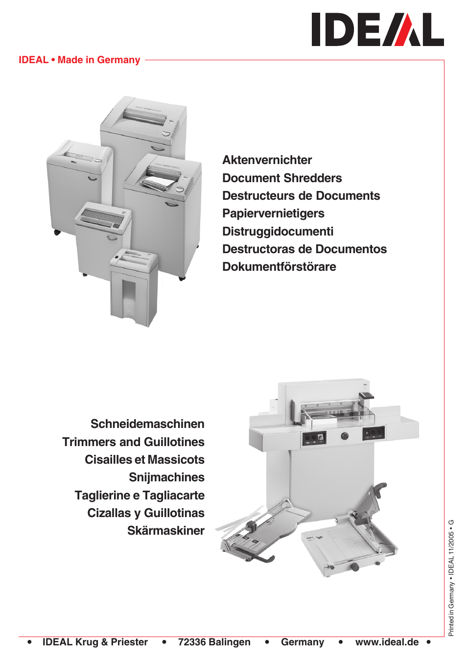 MBM Corporation IDEAL 2603 SMC User Manual | Page 28 / 28