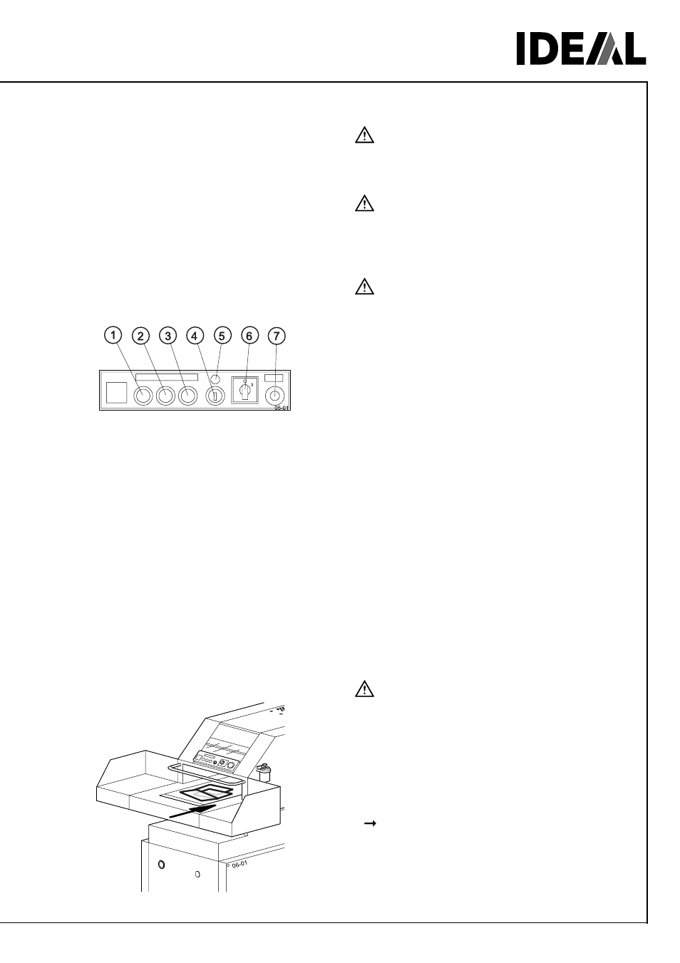 Operation | MBM Corporation IDEAL 4109 User Manual | Page 7 / 18