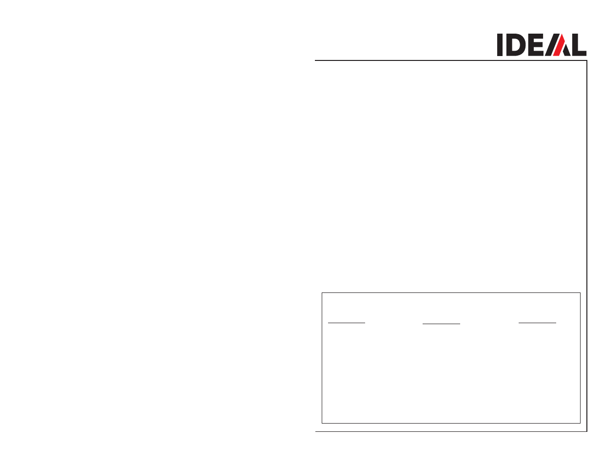 MBM Corporation IDEAL 4006 User Manual | 12 pages