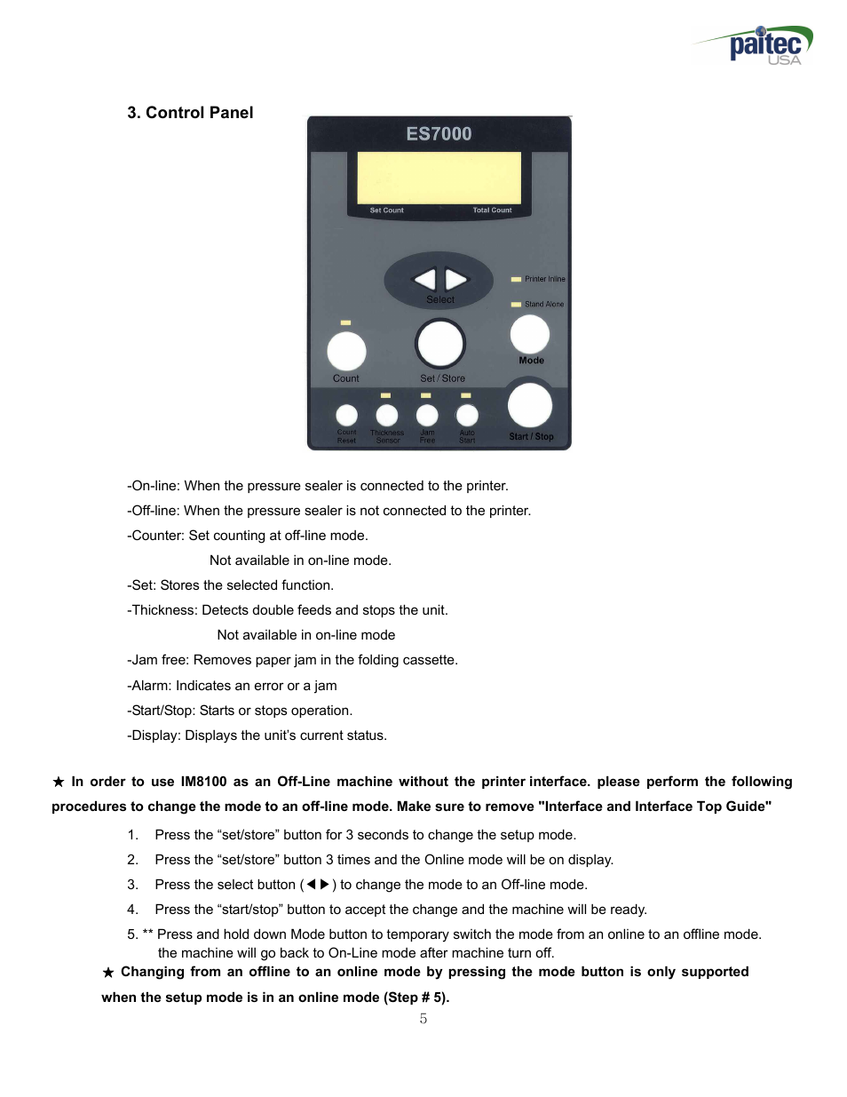 MBM Corporation IM 8100 User Manual | Page 5 / 13