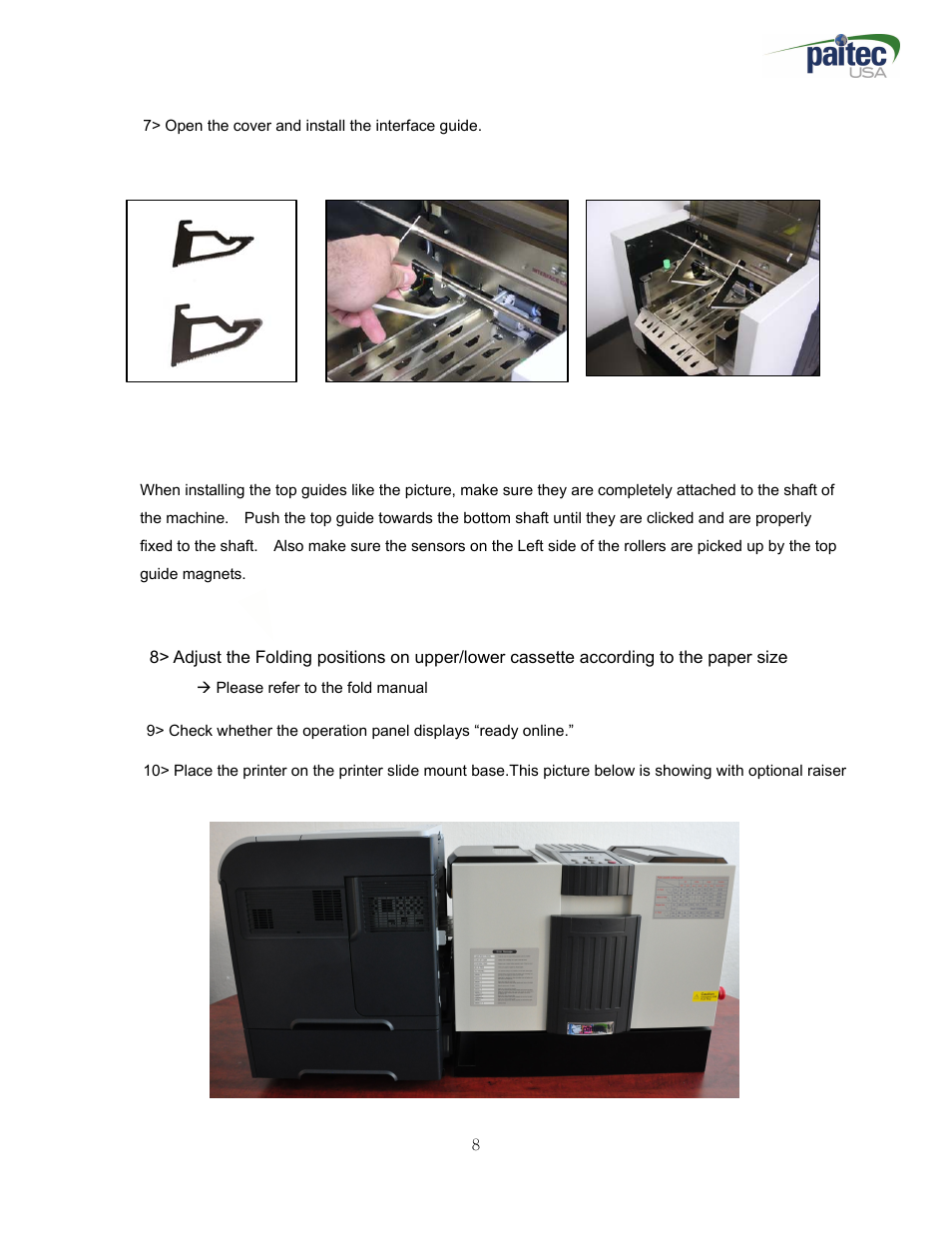 MBM Corporation IM 8100 User Manual | Page 8 / 13