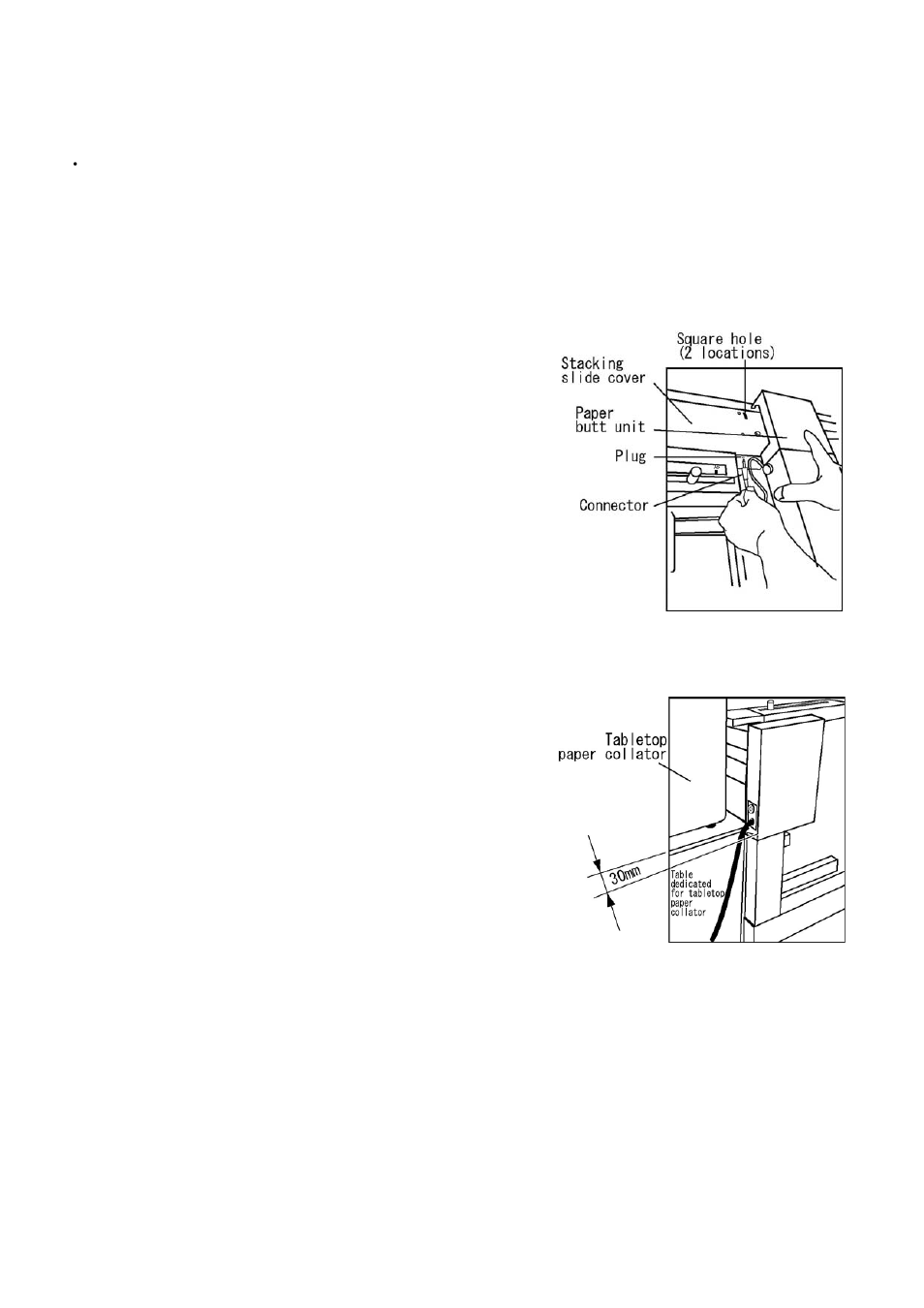 Matters for special note, Hen not in use, Preparations before use | Ssembly and installation of stacker | MBM Corporation HIGH CAPACITY STACKER User Manual | Page 7 / 16