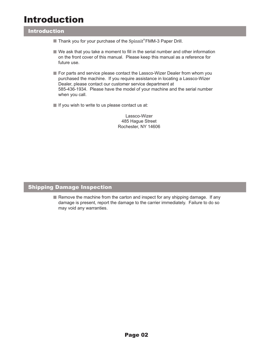 Introduction | MBM Corporation FMM3 User Manual | Page 3 / 24