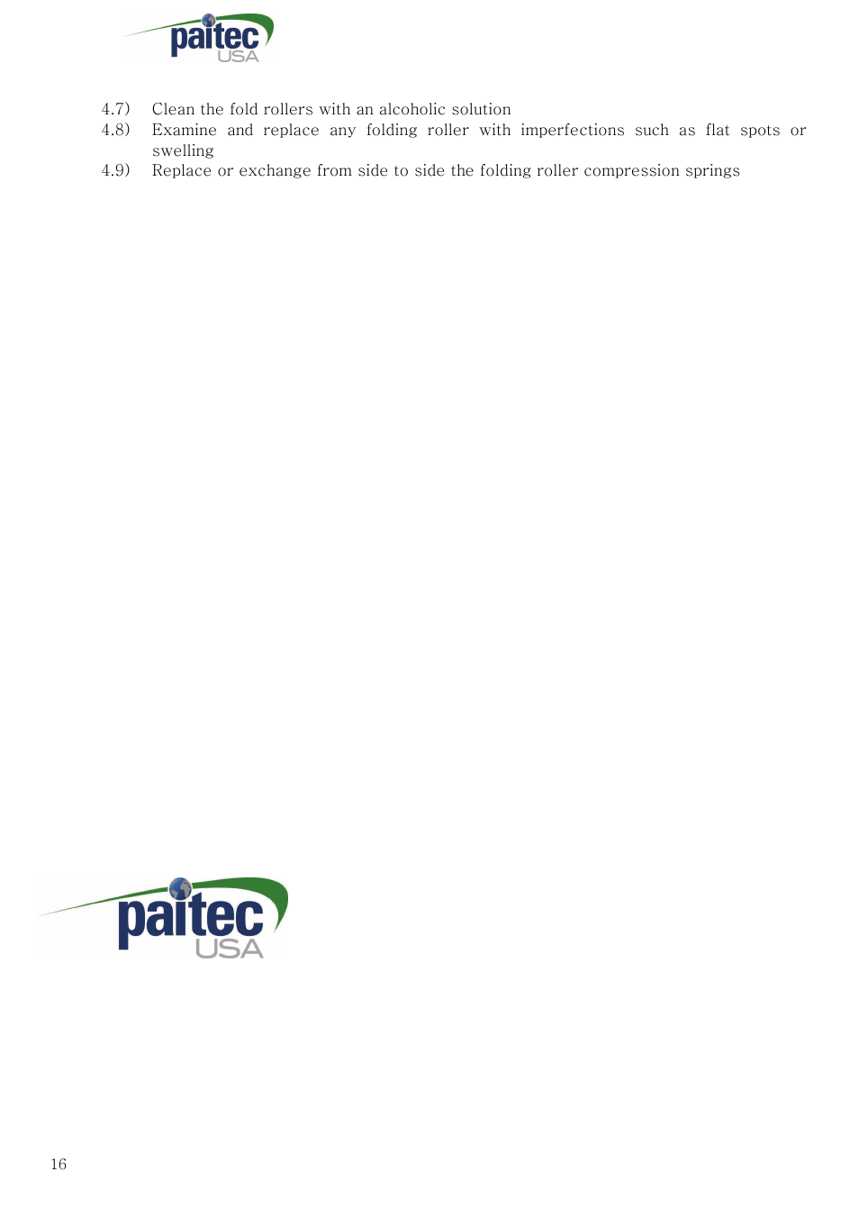MBM Corporation ES 5000 User Manual | Page 16 / 16