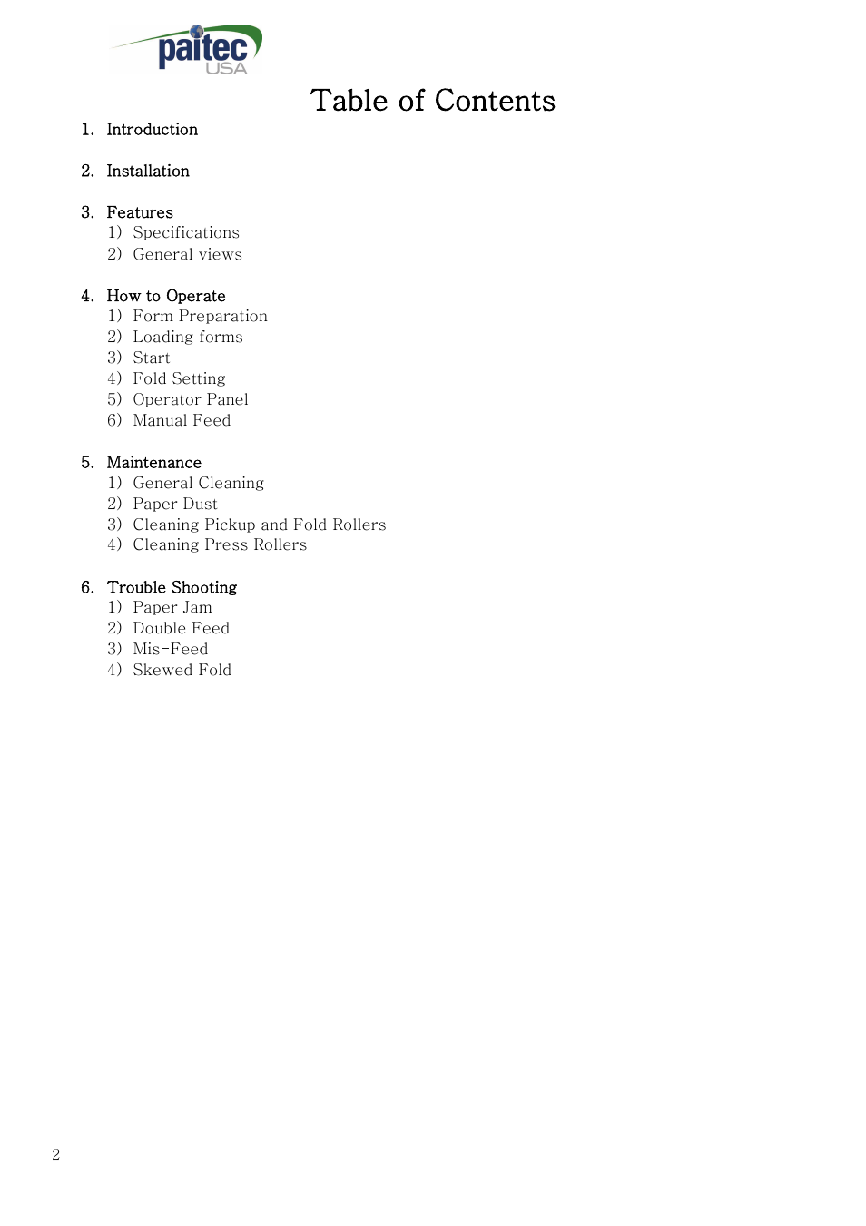 MBM Corporation ES 5000 User Manual | Page 2 / 16