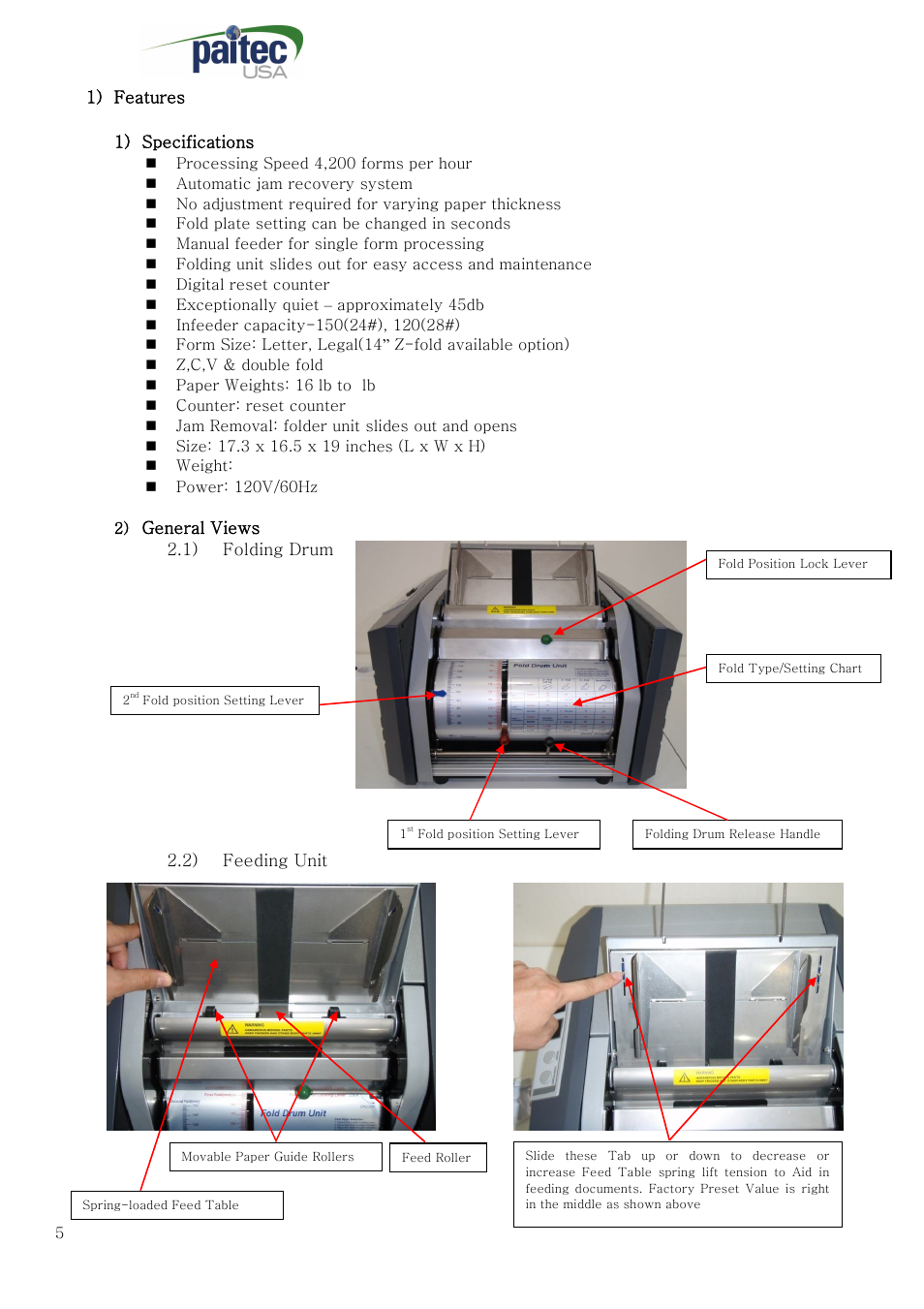 MBM Corporation ES 5000 User Manual | Page 5 / 16