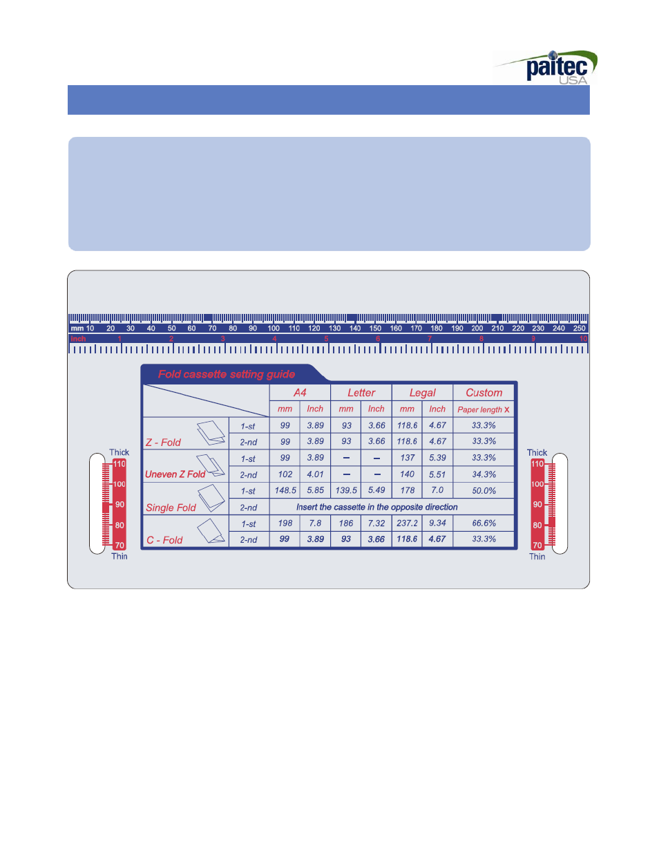 Folding cassette guide | MBM Corporation ES 2000 User Manual | Page 6 / 14