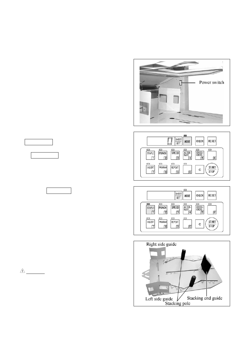 Operation, 1 procedure and method | MBM Corporation CORNER STAPLER User Manual | Page 10 / 20