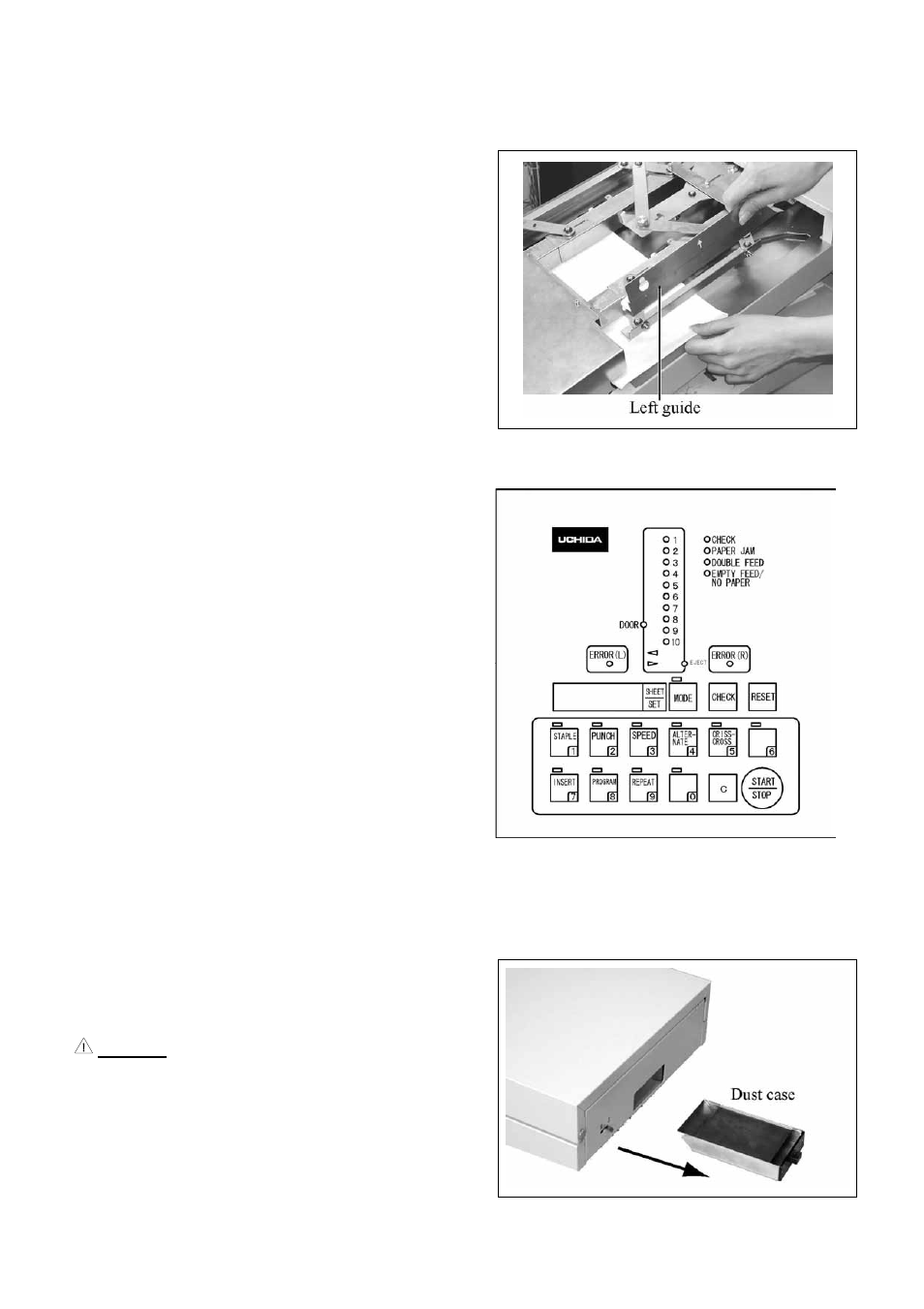 2 trouble symptoms and corrective action, 3 disposing of punch scraps | MBM Corporation CORNER STAPLER User Manual | Page 12 / 20