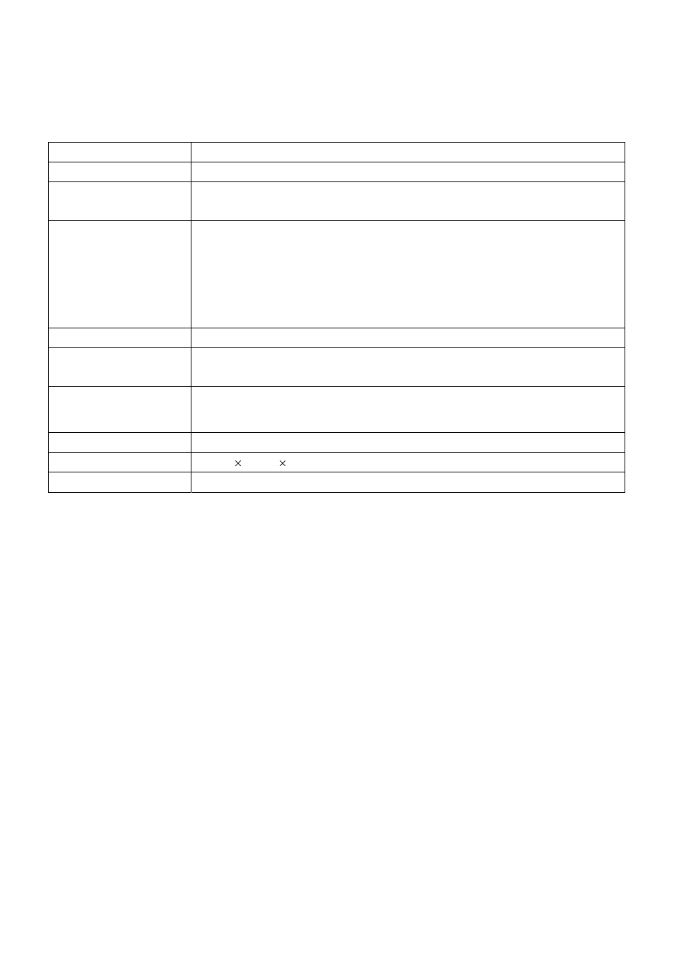 Product specifications | MBM Corporation CORNER STAPLER User Manual | Page 19 / 20