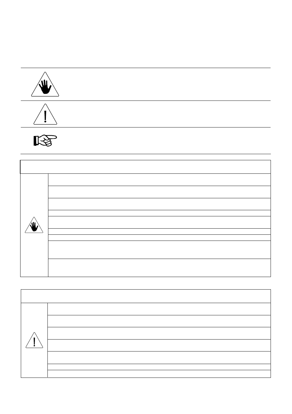 Safety instructions, Danger, Caution | MBM Corporation CORNER STAPLER User Manual | Page 3 / 20