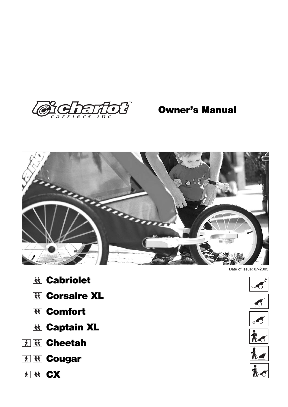 Chariot Carriers CX User Manual | 32 pages