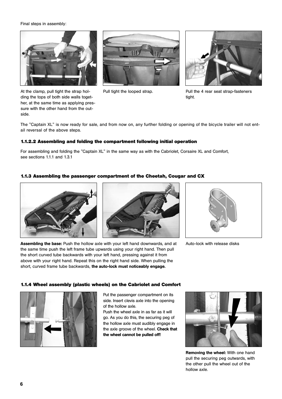 Chariot Carriers CX User Manual | Page 6 / 32