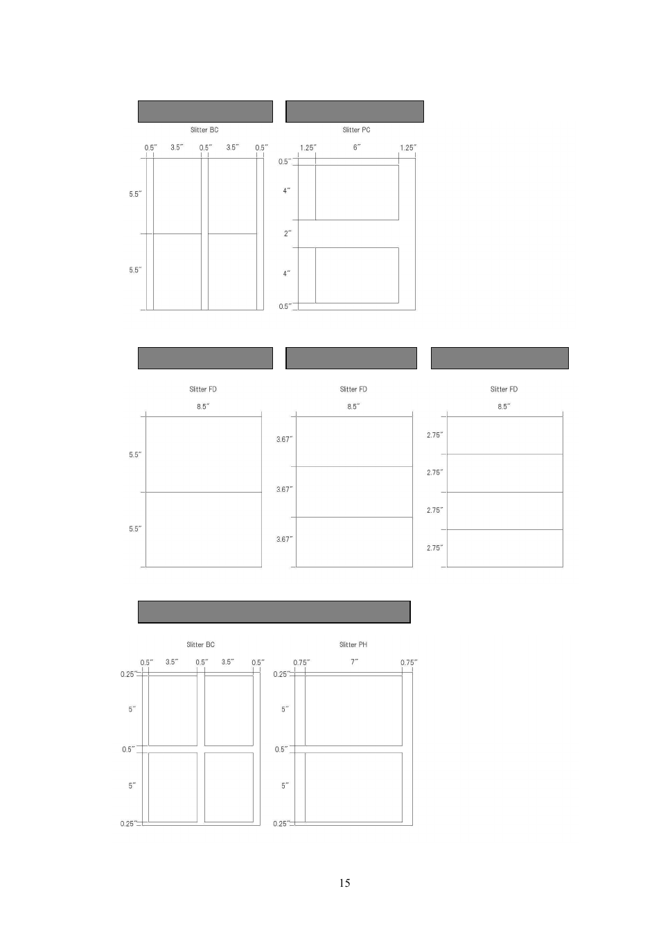 Bc-12 prescribed imposition format table (2/3) | MBM Corporation BC 12 User Manual | Page 17 / 38