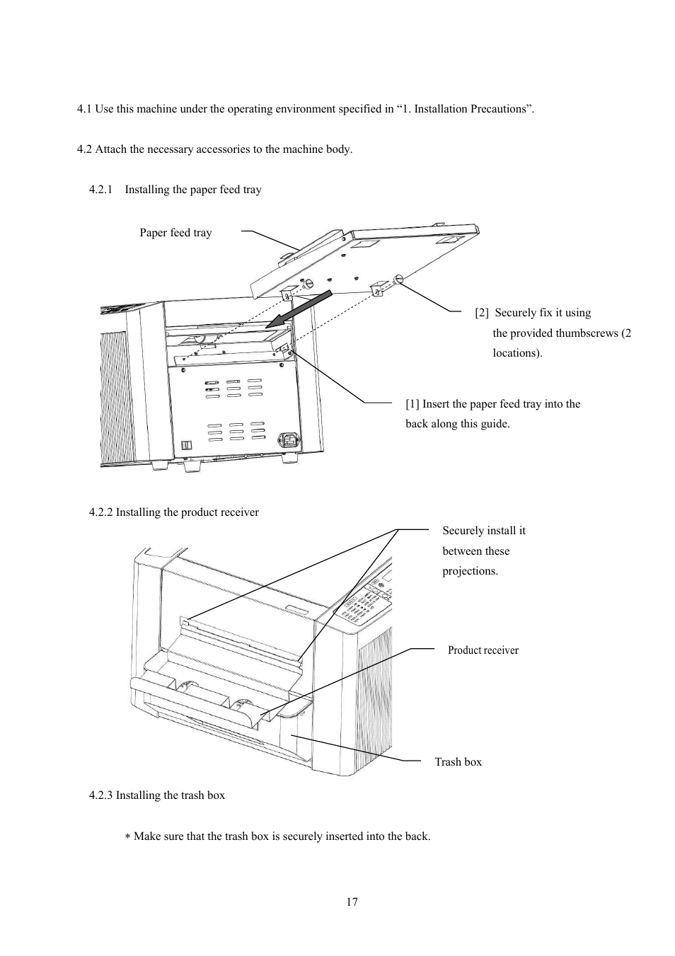 Preparations for operation | MBM Corporation BC 12 User Manual | Page 19 / 38