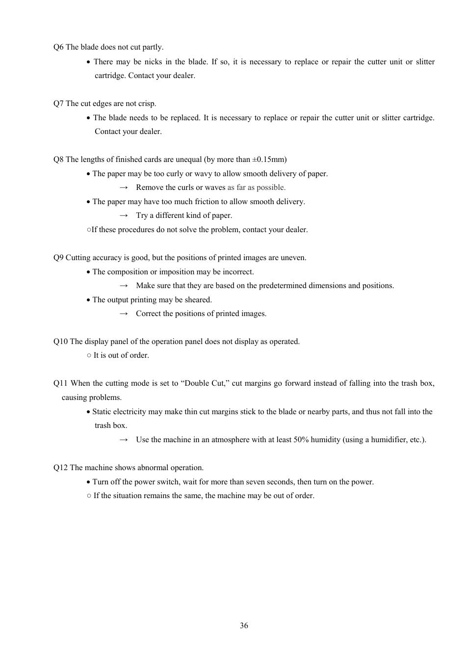 MBM Corporation BC 12 User Manual | Page 38 / 38