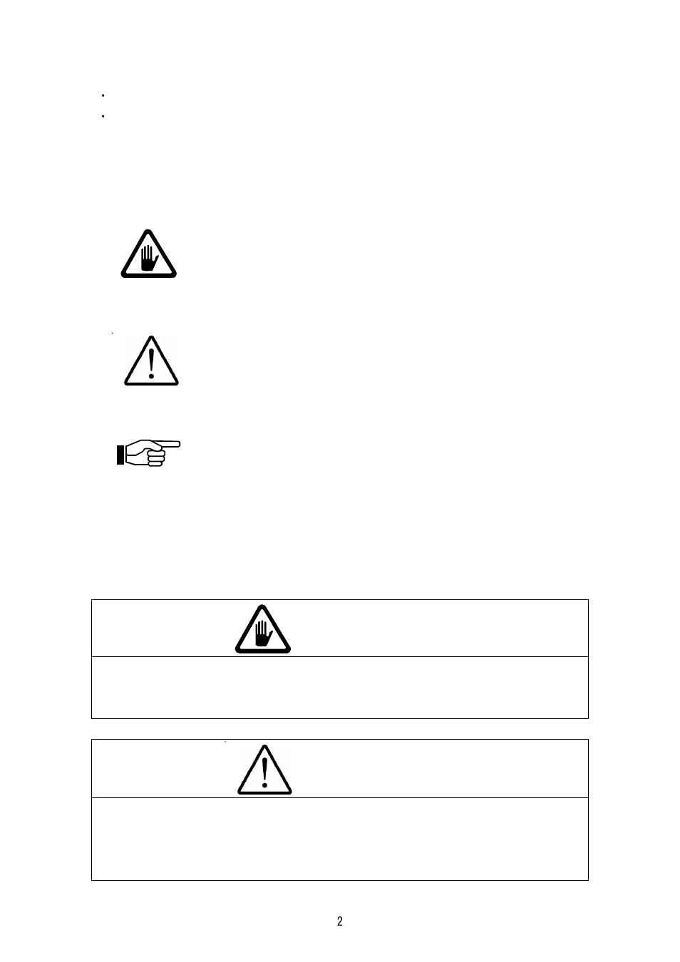 Definition of symbols and notes, Danger, Caution | Note, Safety instructions, Danger caution | MBM Corporation AEROCUT NANO User Manual | Page 2 / 30
