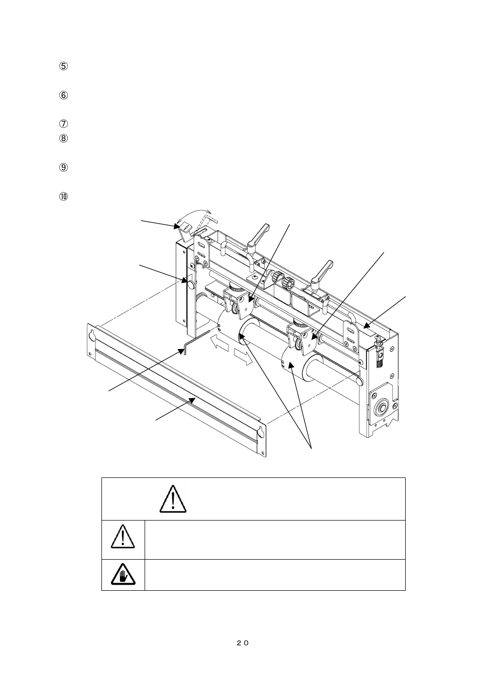 Caution | MBM Corporation AEROCUT G2 User Manual | Page 21 / 58