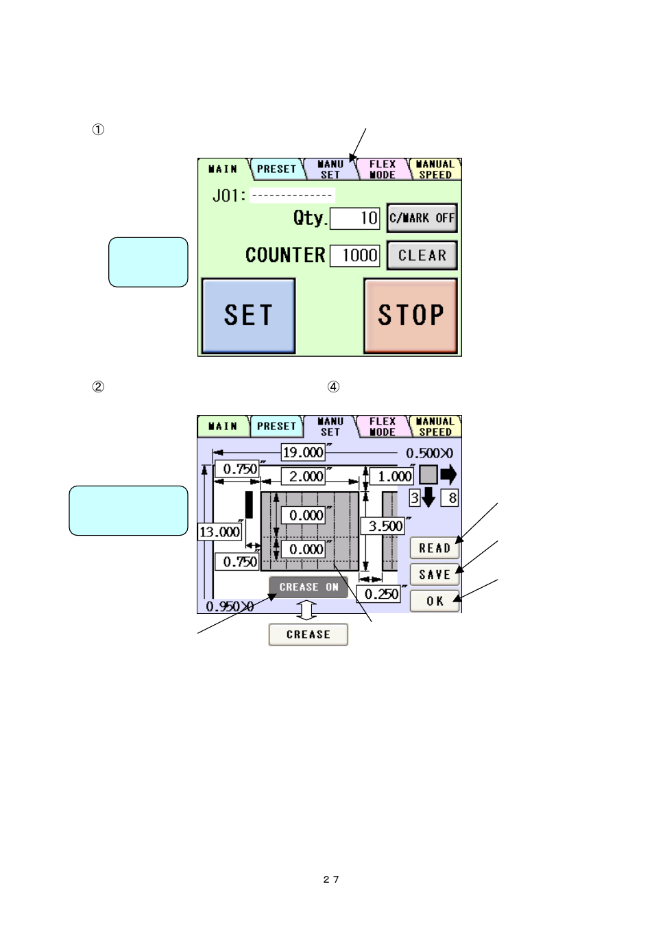 4) free entry | MBM Corporation AEROCUT G2 User Manual | Page 28 / 58