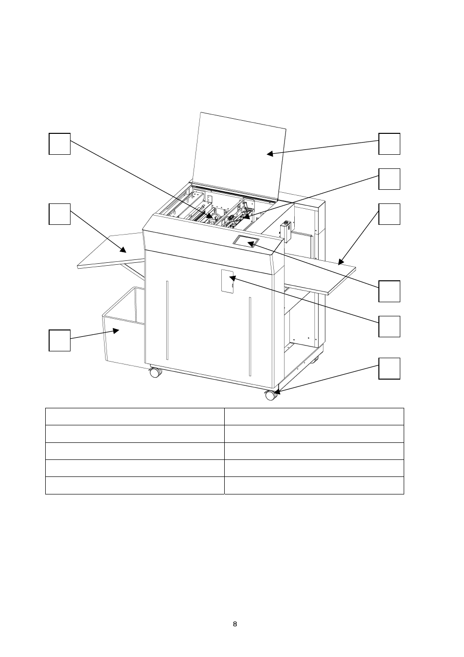 2) exterior features | MBM Corporation AEROCUT G2 User Manual | Page 9 / 58