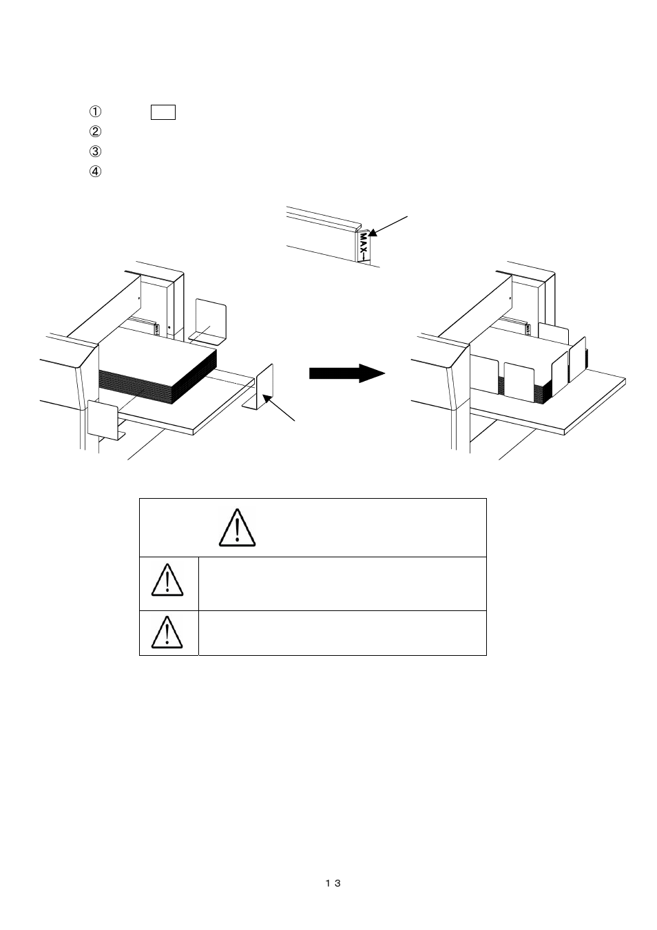 5) paper setting, Caution | MBM Corporation AEROCUT User Manual | Page 14 / 42