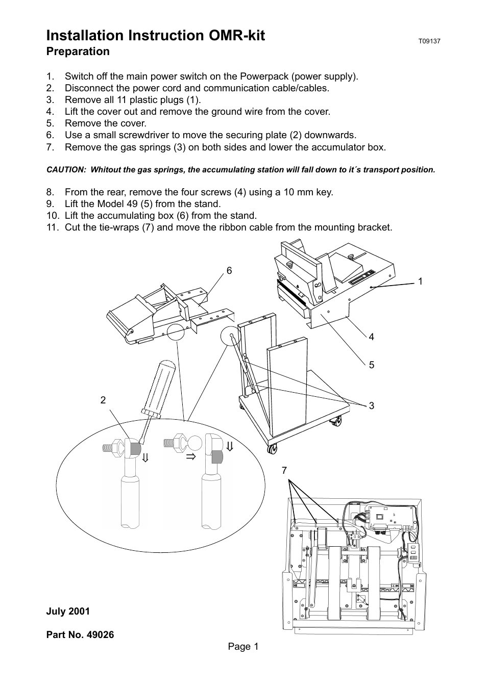 MBM Corporation OMR User Manual | 5 pages