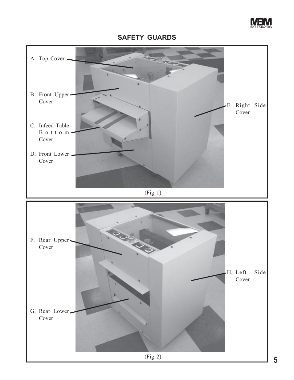 MBM Corporation STITCHFOLD Trimmer User Manual | Page 5 / 26