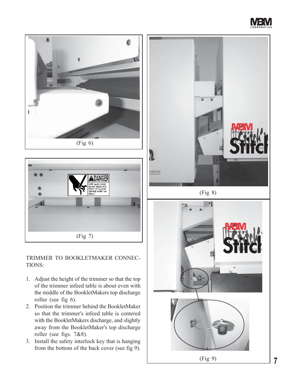 MBM Corporation STITCHFOLD Trimmer User Manual | Page 7 / 26