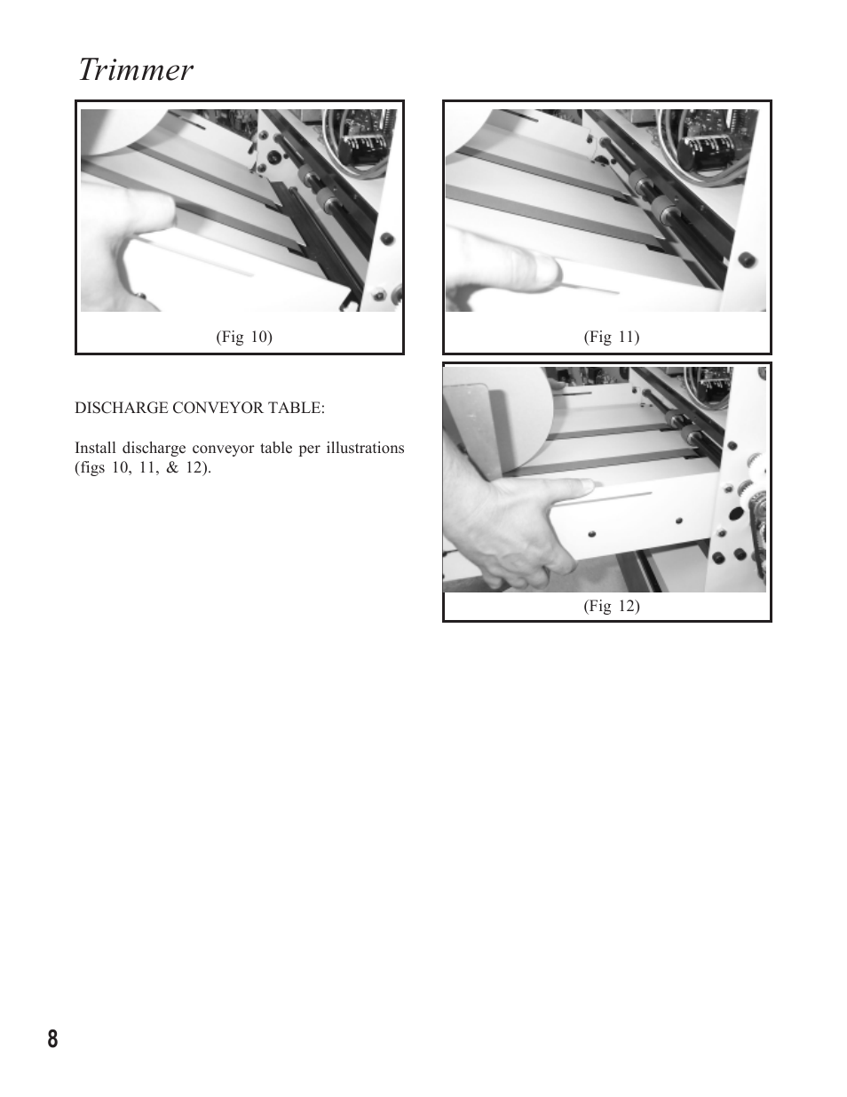 Trimmer | MBM Corporation STITCHFOLD Trimmer User Manual | Page 8 / 26