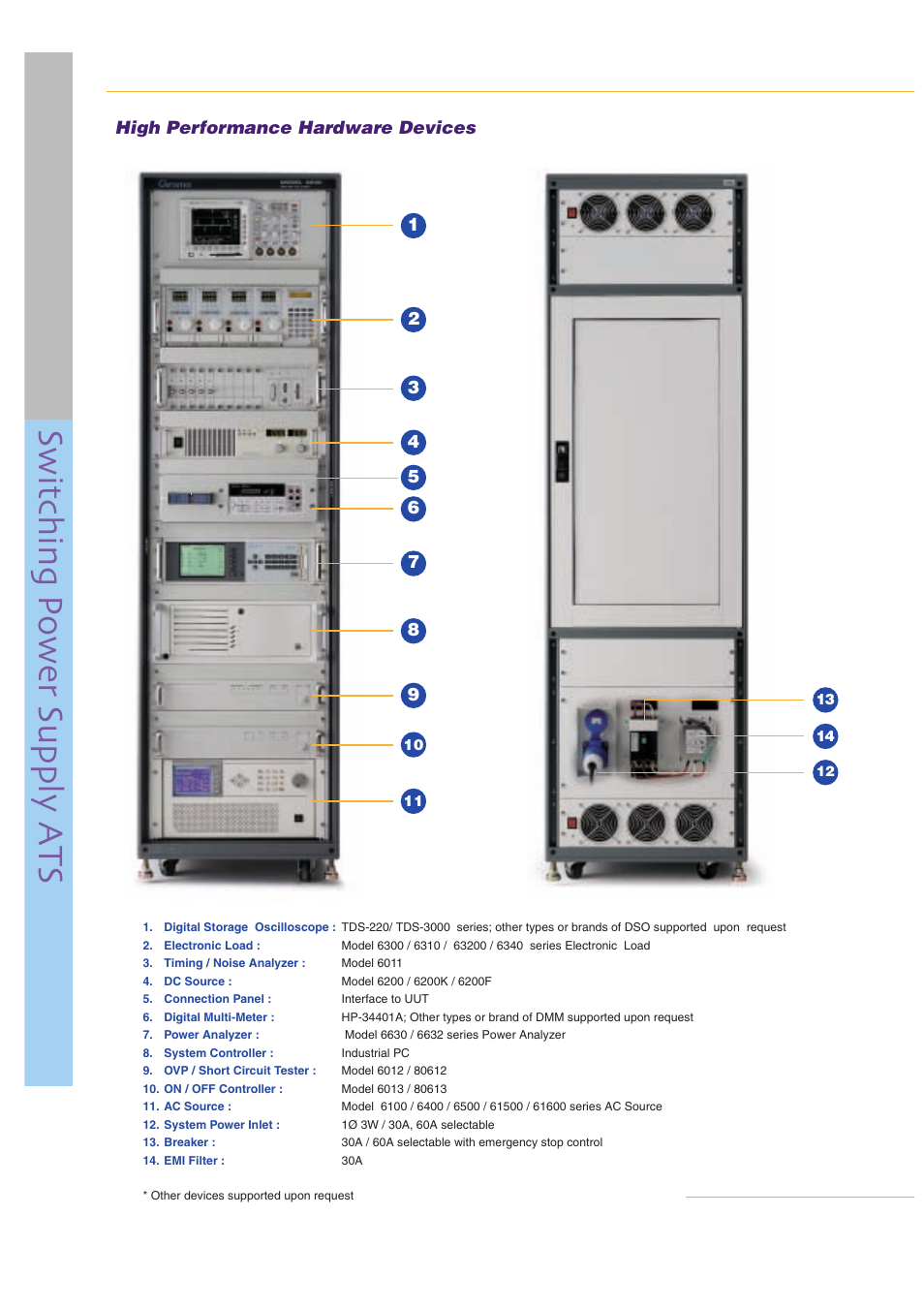 Switching power supply ats | Chroma USA 8000 User Manual | Page 8 / 12