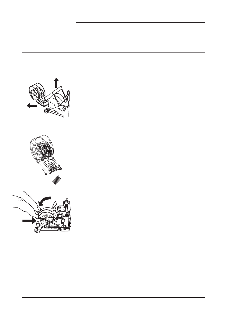 Maintenance 5.1 replacing the staple cartridge | MBM Corporation 82 User Manual | Page 13 / 20