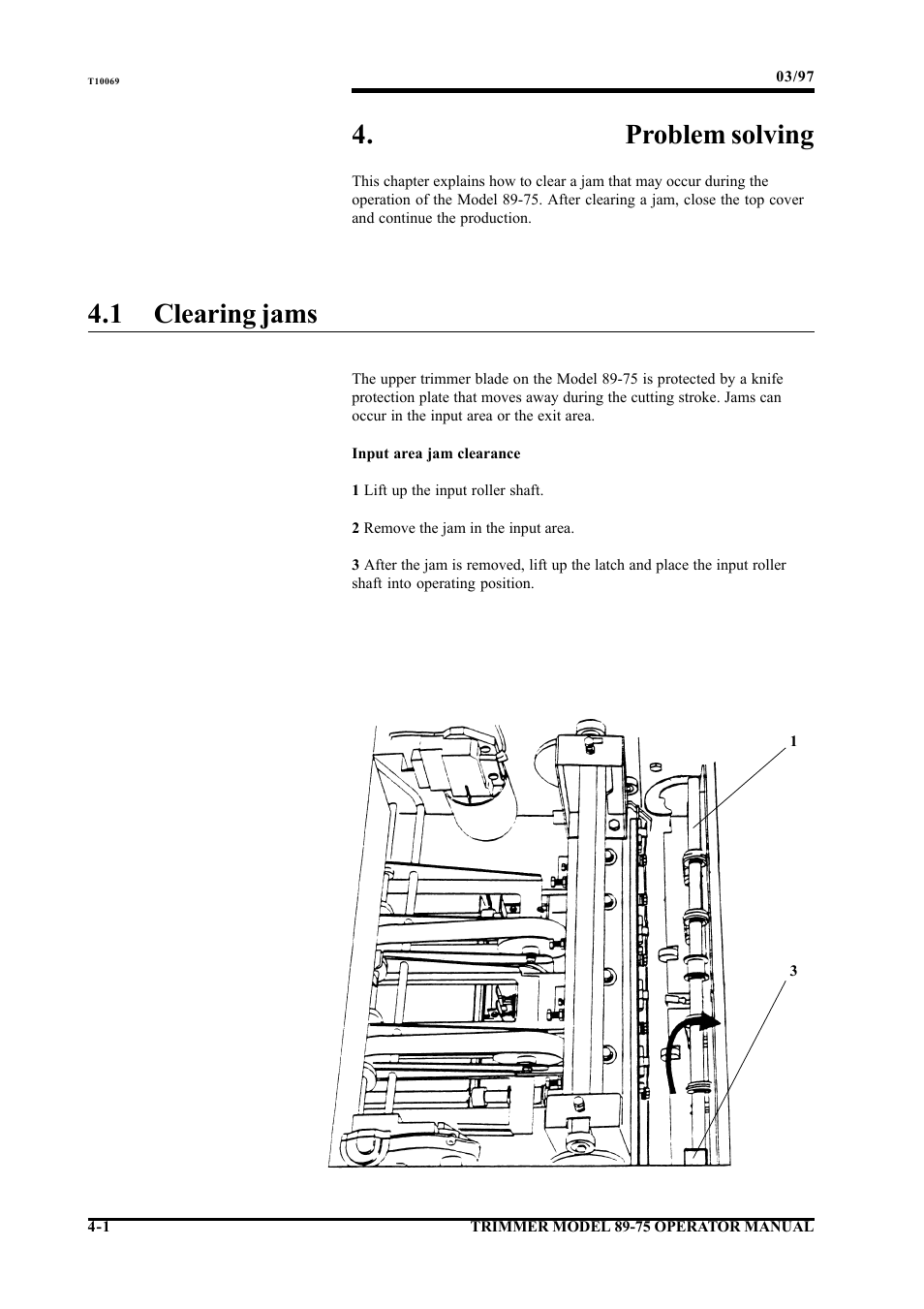 Problem solving, 1 clearing jams | MBM Corporation Booklet-Pro 7500 User Manual | Page 11 / 14