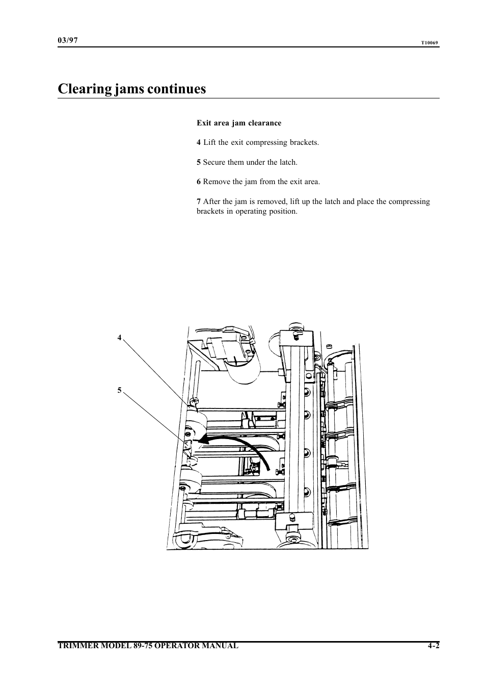 Clearing jams continues | MBM Corporation Booklet-Pro 7500 User Manual | Page 12 / 14