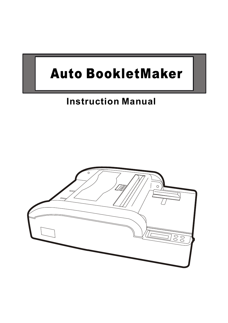 MBM Corporation AUTOBOOK User Manual | 21 pages